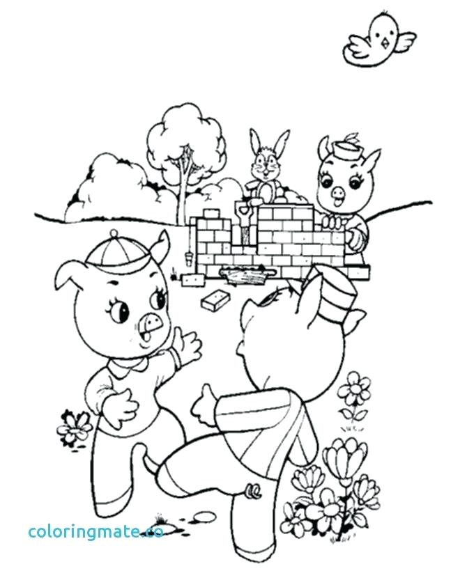 Three Little Pigs Printables Pig Pig And Friends Colouring Pages 670x820 Three Little Pigs Printables Pig Pig And Friends Colouring Pages