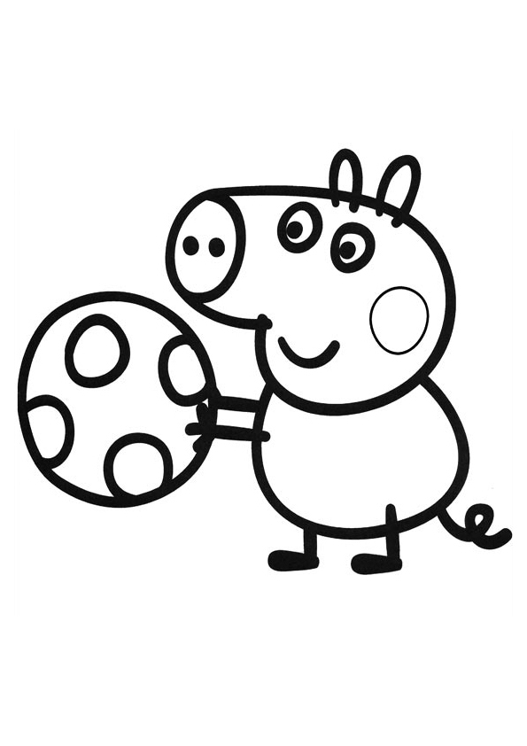 Daddy Peppa Pig And Friends Coloring Pages 595x842 Daddy Peppa Pig And Friends Coloring Pages