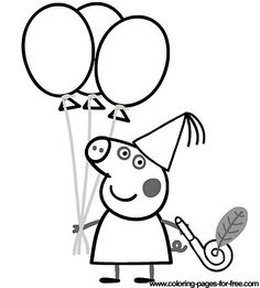 236x261 Peppa Pig Coloring Pages Drawing Picture 40 Emily's 2nd Birthday