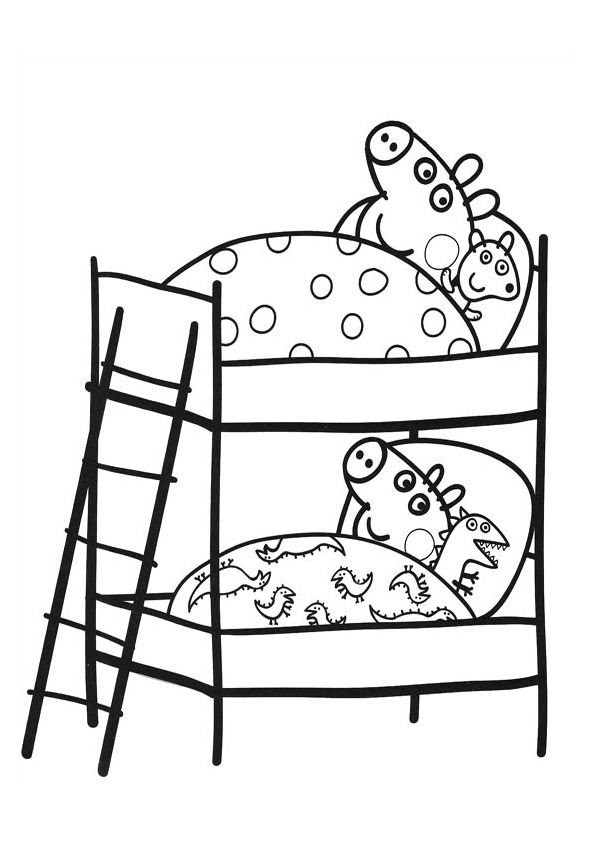 595x842 Peppa Pig Coloring Pages Peppa Pig Colouring Page Kolorowanki