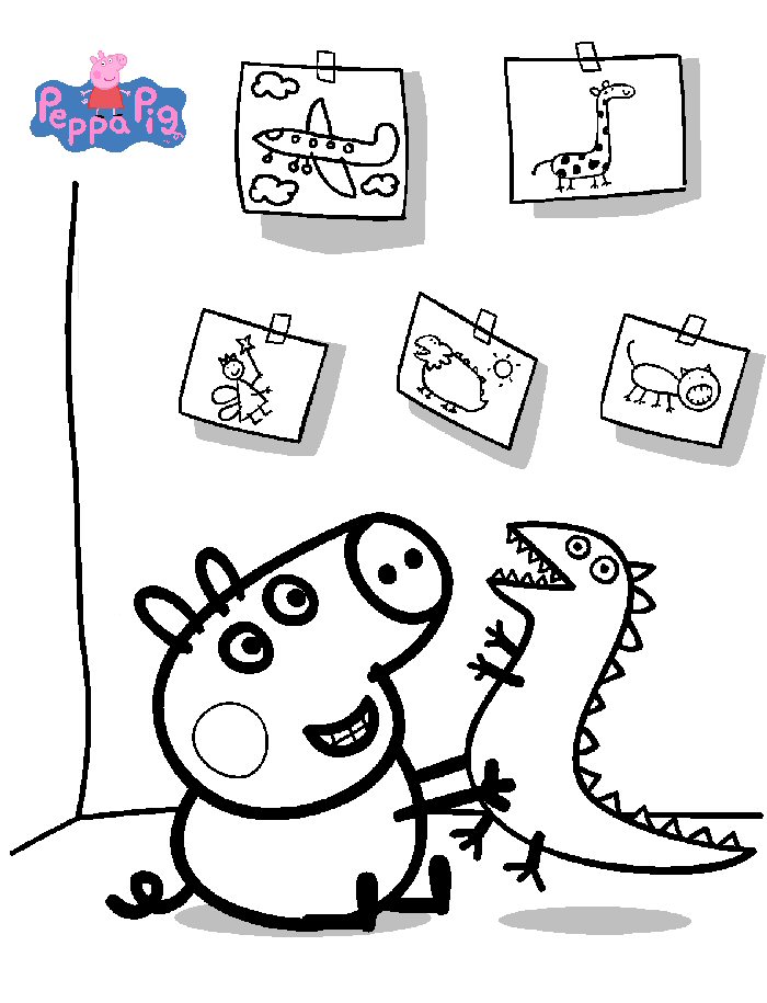 700x915 Kids N 20 Coloring Pages Of Peppa Pig