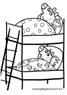 Christmas With Peppa Pig Coloring Page Printables 236x333 Christmas With Peppa Pig Coloring Page Printables