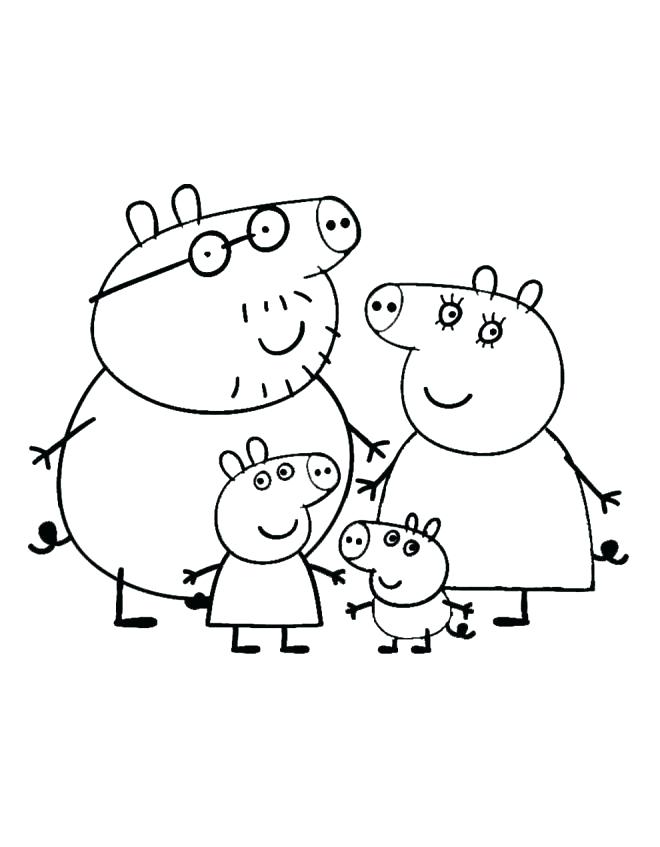 660x847 Peppa Pig Coloring Page Pig Coloring Pages Baby Pig Coloring Pages