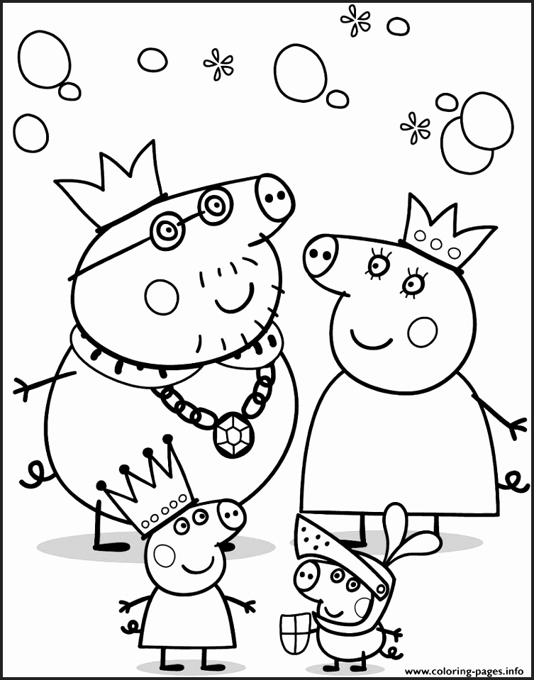 753x959 Peppa Pig Coloring Pages To Print Newcoloring123