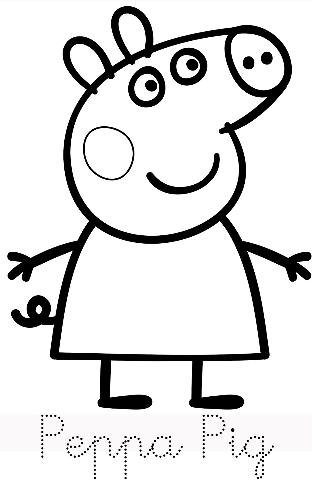 Peppa Pig Coloring Pages Pdf