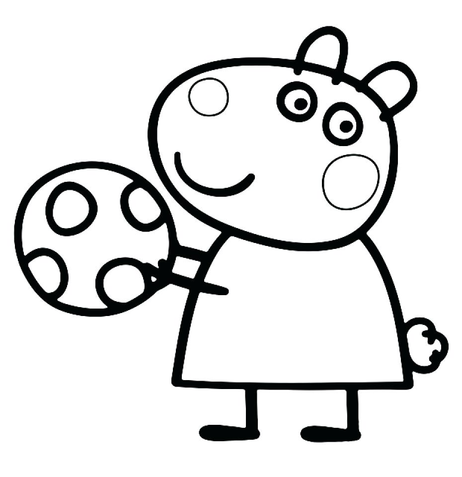 930x960 Coloring Pages ~ Pig Coloring Pages Printable Peppa Birthday Pig