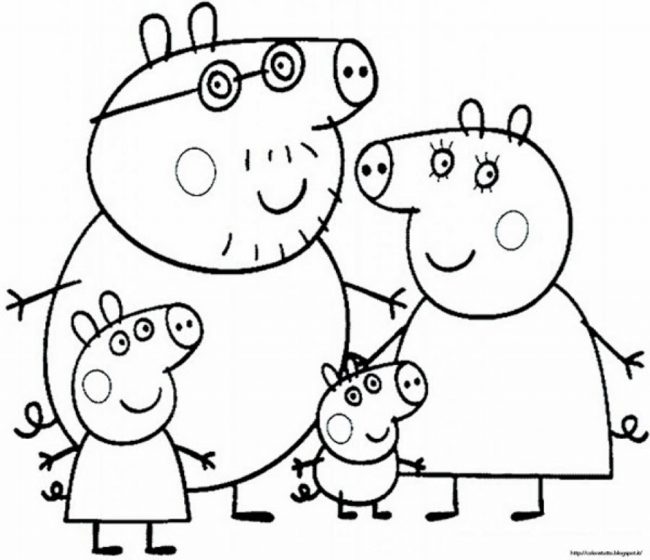 650x560 Peppa Pig Coloring Pages Printable Pdf Nice Coloring Pages For Kids