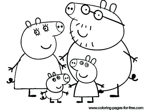 Peppa Pig Coloring Pages Pig Coloring Pages Pig Pig Coloring Pages 499x380 Peppa Pig Coloring Pages Pig Coloring Pages Pig Pig Coloring Pages