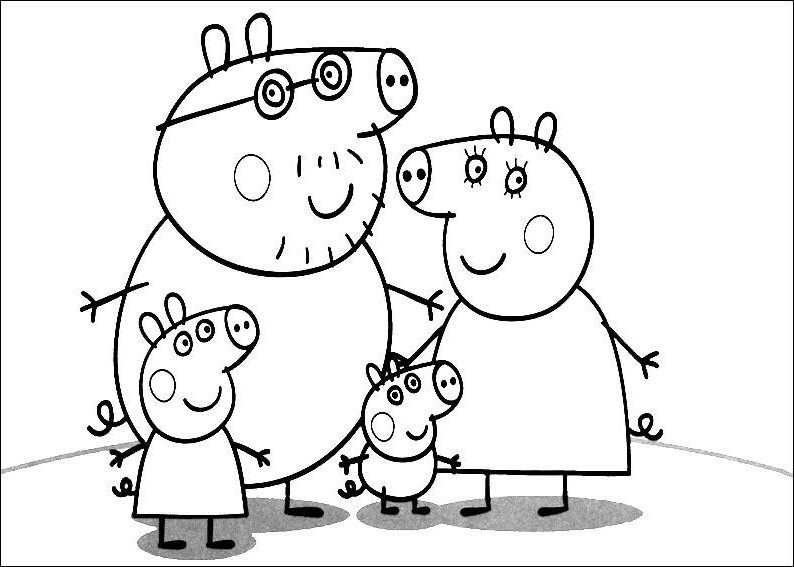 Top 10 Peppa Pig Coloring Pages Of 2017 You Haven'T Seen Anywhere 794x567 Top 10 Peppa Pig Coloring Pages Of 2017 You Haven'T Seen Anywhere