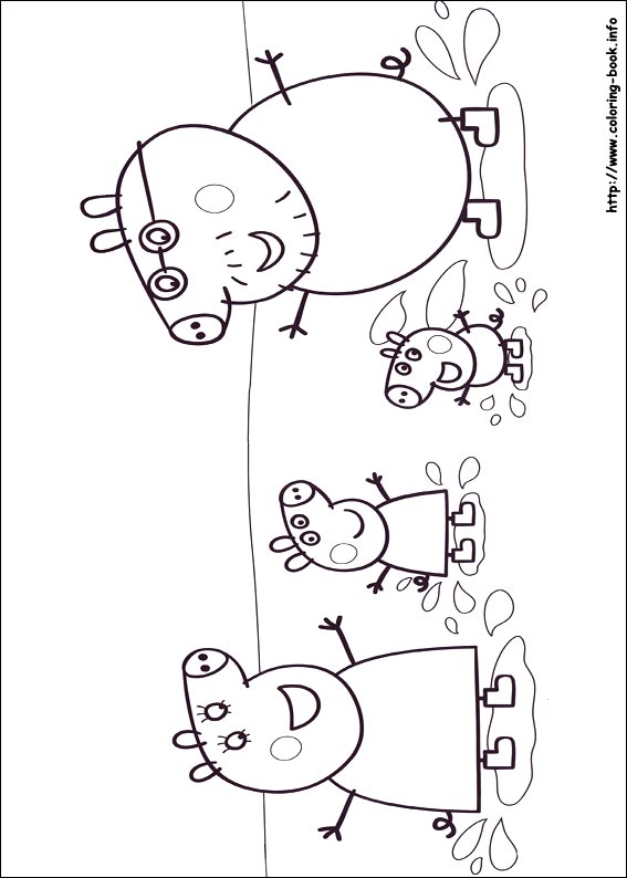 Peppa Pig Coloring Pages On Coloring 567x794 Peppa Pig Coloring Pages On Coloring