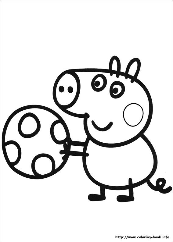 Peppa Pig Coloring Picture Fiestas Boys Chart, Pig 567x794 Peppa Pig Coloring Picture Fiestas Boys Chart, Pig