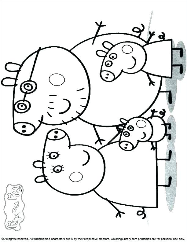 Peppa Pig Printable Coloring Pages at GetColorings.com | Free printable ...