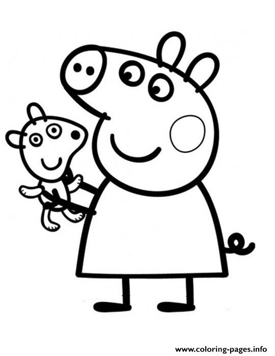 540x697 Smart Idea Peppa Pig Coloring Pages Printable Pretty Printable
