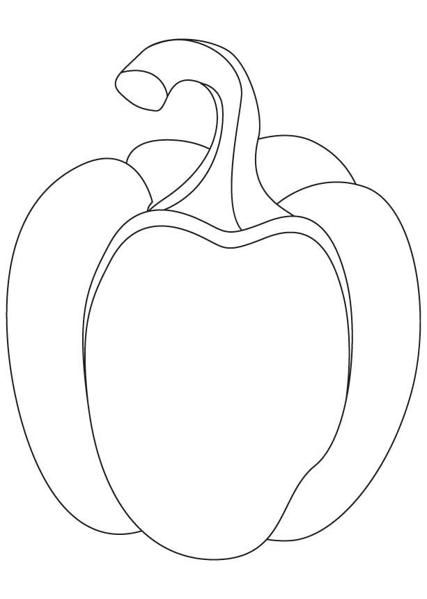 Bell Pepper Coloring Pages Download Free Bell Pepper Coloring 613x860 Bell Pepper Coloring Pages Download Free Bell Pepper Coloring