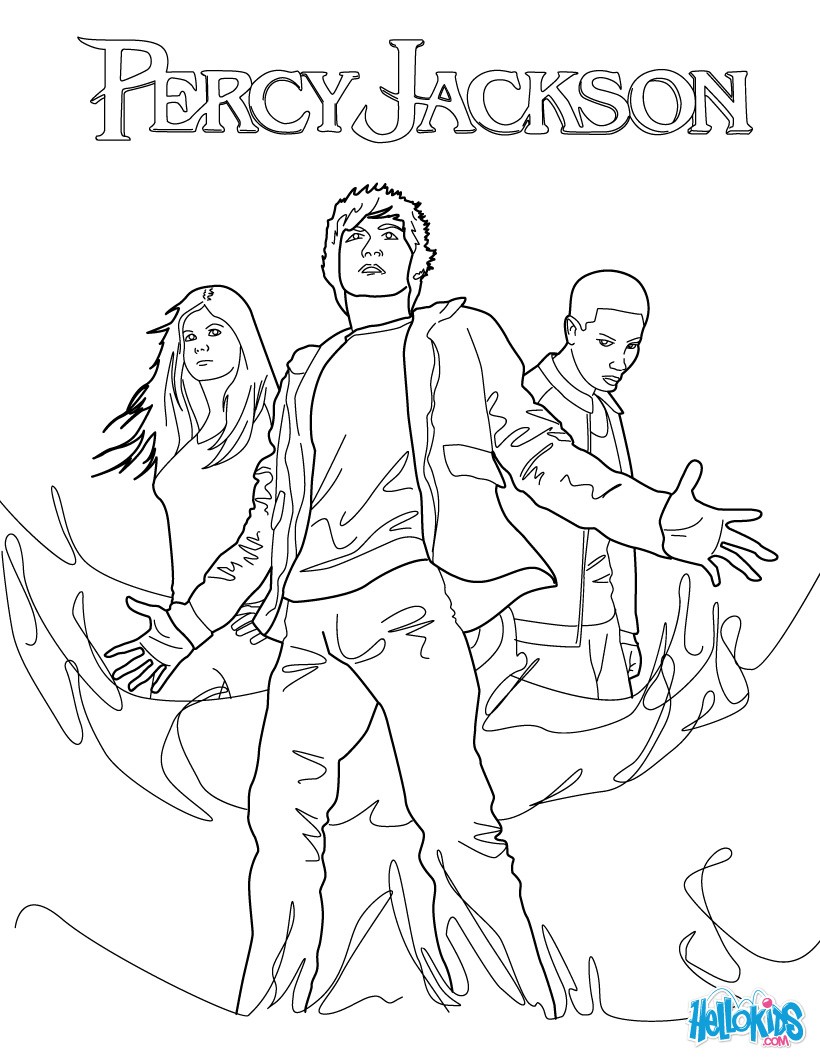 820x1060 Percy, Annabeth Chase And Grover Underwood Coloring Pages