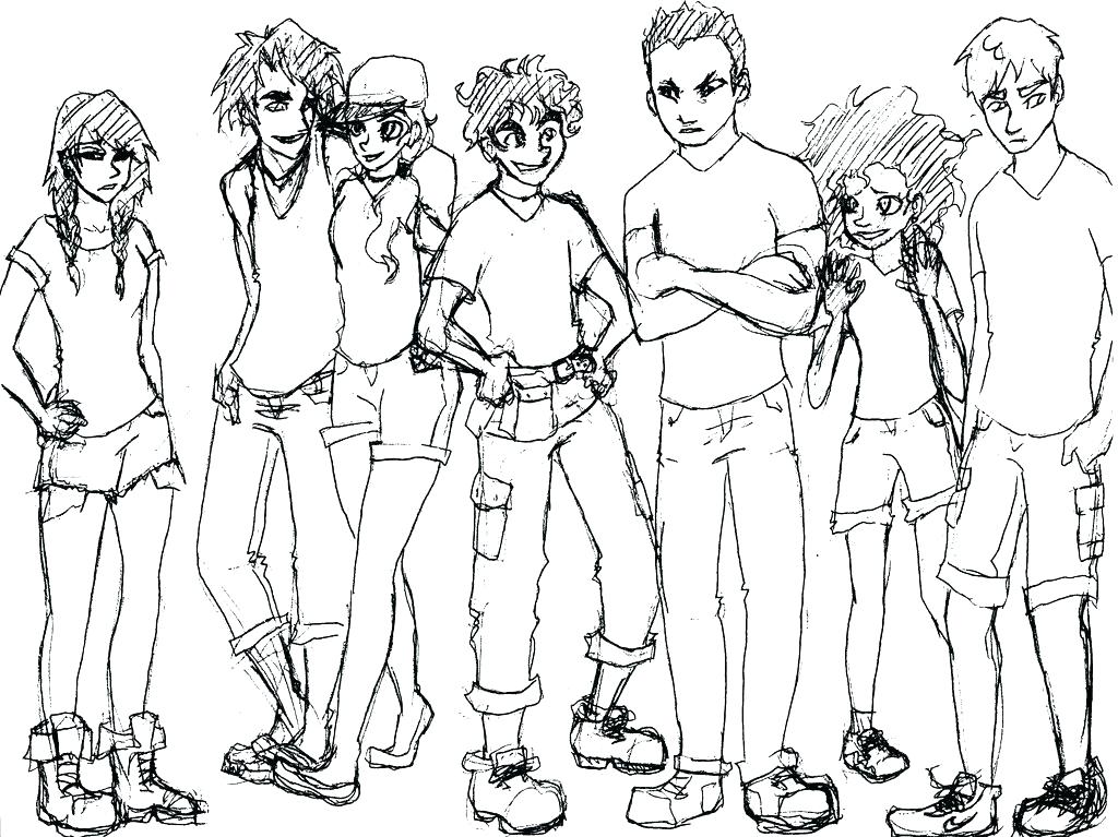 1024x767 Free Printable Percy Jackson Coloring Pages Excellent Percy