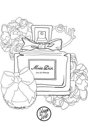 Perfume Coloring Pages