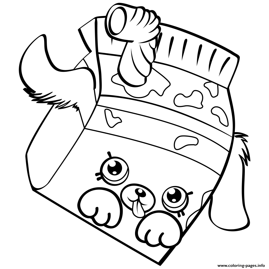1024x1024 Print Petkins Dog Snout Shopkins Season 4 Coloring Pages