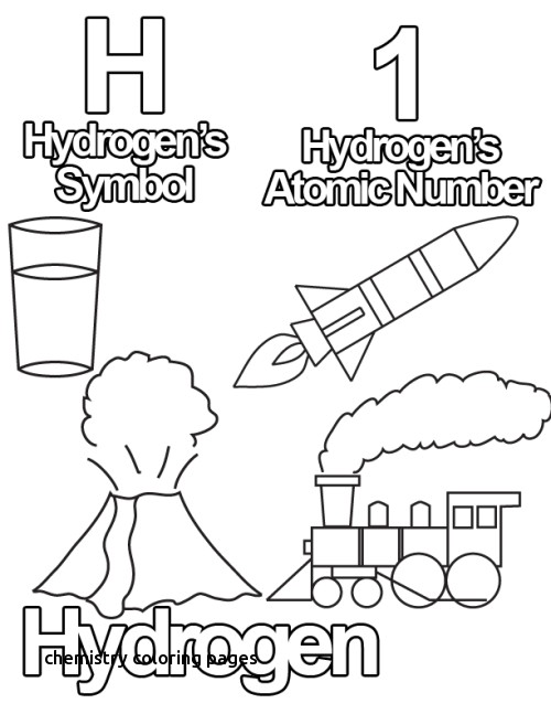 500x647 Chemistry Coloring Pages
