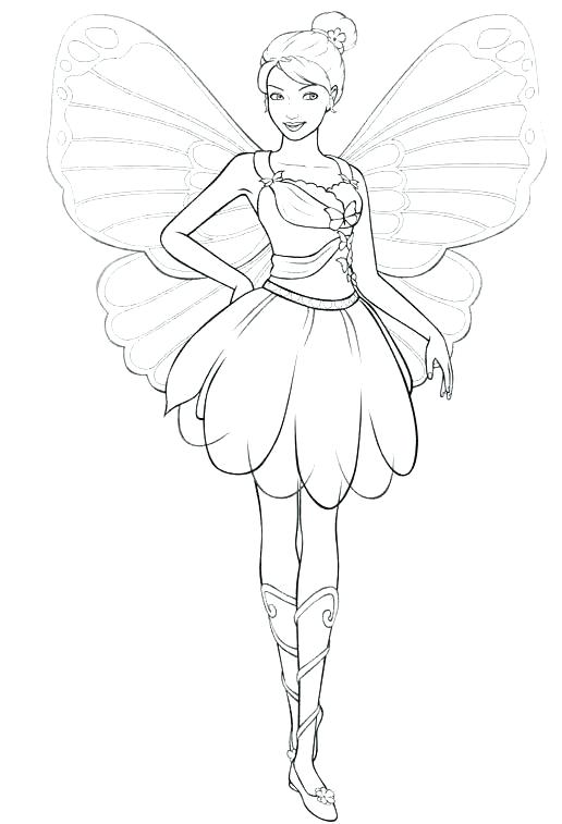516x757 Unique Disney Fairies Coloring Pages And Girls Barbie Fairy