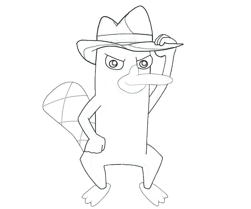 Perry The Platypus Coloring Page at GetColorings.com | Free printable ...