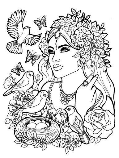 Coloring Pages People Coloring Page 385x512 Coloring Pages People Coloring Page