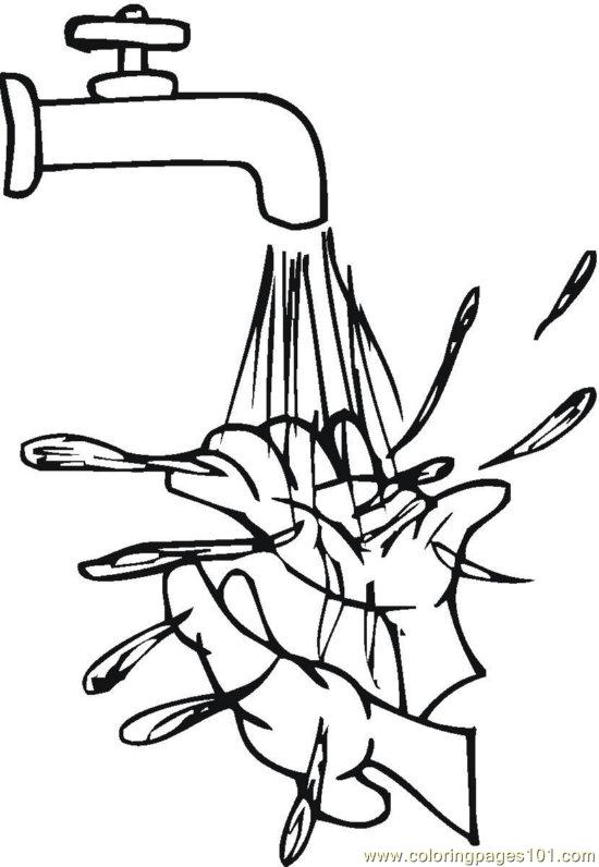 550x796 Hygiene (8) Coloring Page