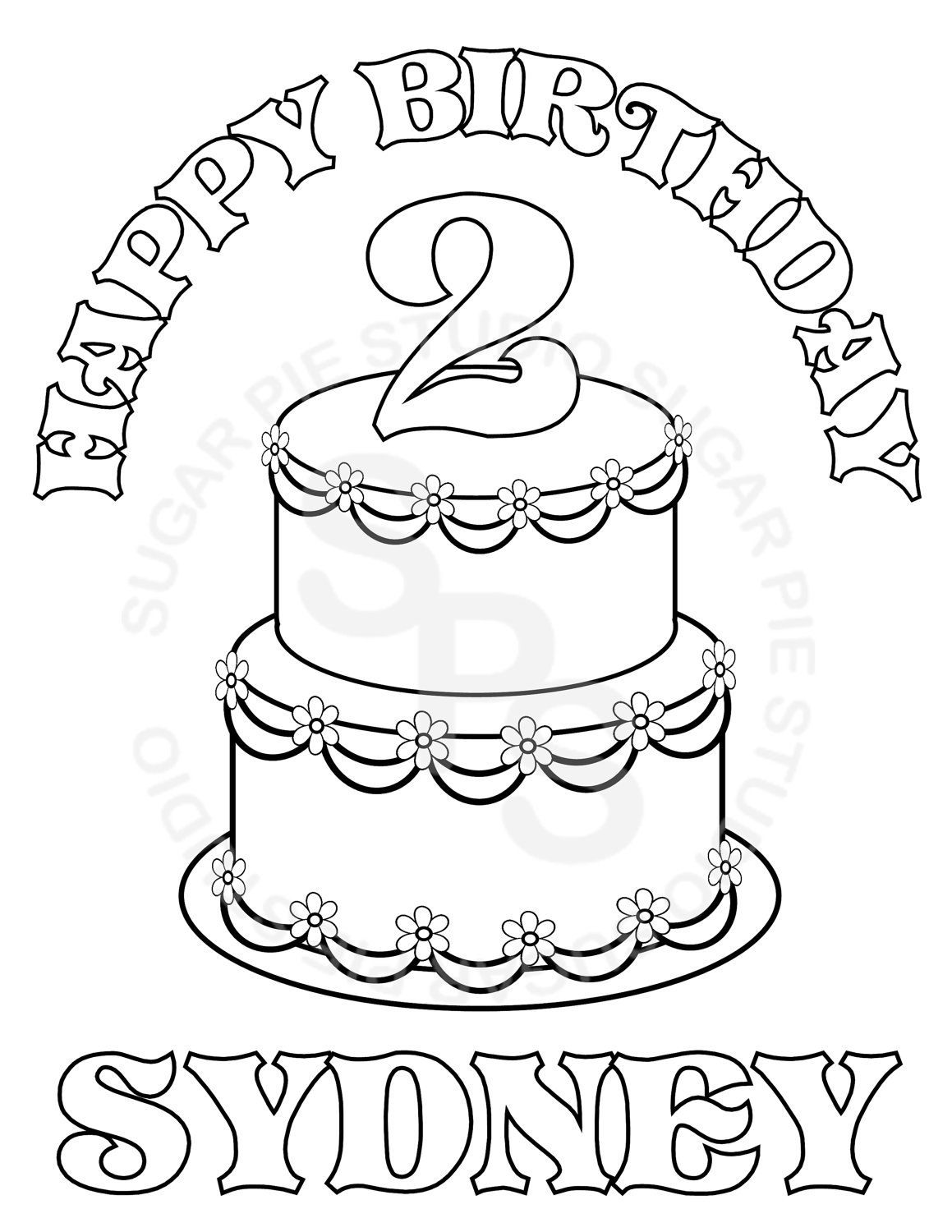 1159x1500 Personalized Happy Birthday Coloring Pages Best Happy Birthday