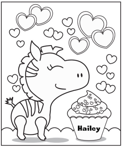 406x488 Free Personalized Printable Coloring Pages For Kids