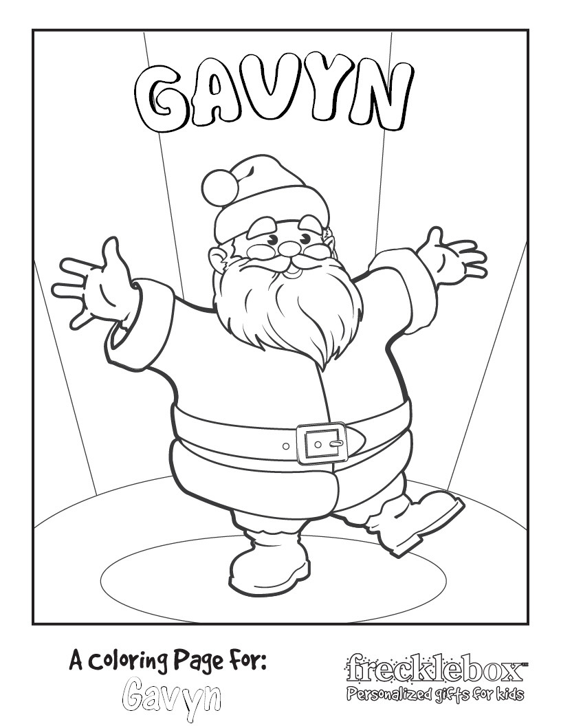 816x1056 Inspiring Ideas Personalized Coloring Pages Free Christmas