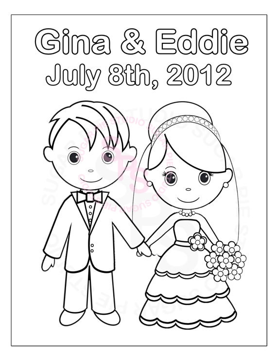 Personalized Printable Bride Groom Wedding Party Favor 570x738 Personalized Printable Bride Groom Wedding Party Favor