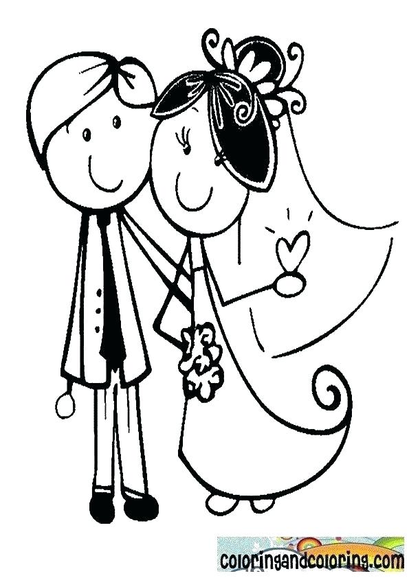 Personalized Wedding Coloring Pages at GetColorings.com | Free ...