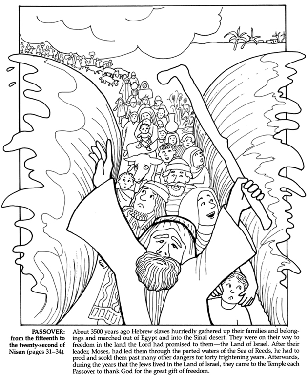 Passover Coloring Pages 631x770 Passover Coloring Pages