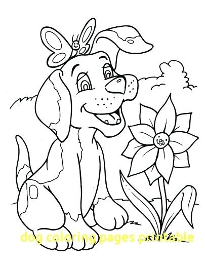 Dog Coloring Pages Free 405x525 Dog Coloring Pages Free