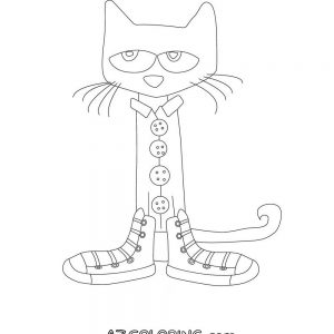 Pete The Cat Coloring Page at GetColorings.com | Free printable ...