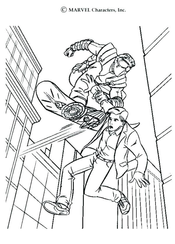 Spiderman And Venom Coloring Pages Color Page Goblin Catch Peter 600x836 Spiderman And Venom Coloring Pages Color Page Goblin Catch Peter