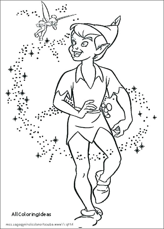 Peter Pan And Tinkerbell Coloring Pages at GetColorings.com | Free ...