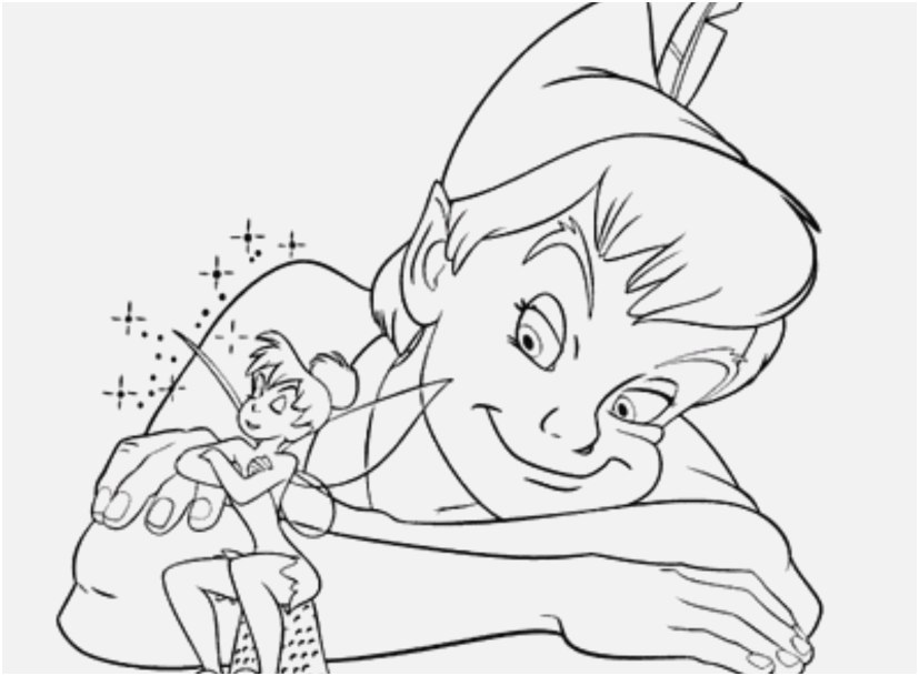 827x609 Tinkerbell Coloring Pages Pics Print Download Peter Pan Tinkerbell