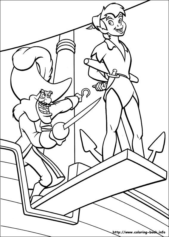 567x794 Peter Pan Coloring Pages