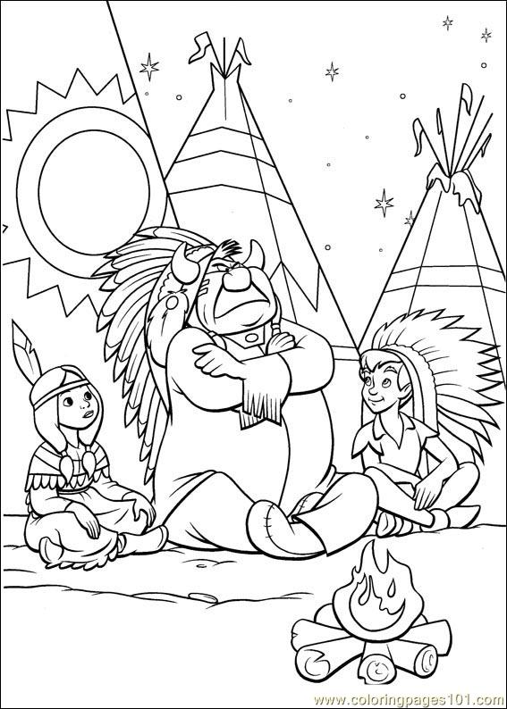 567x794 Peter Pan 18 Coloring Page
