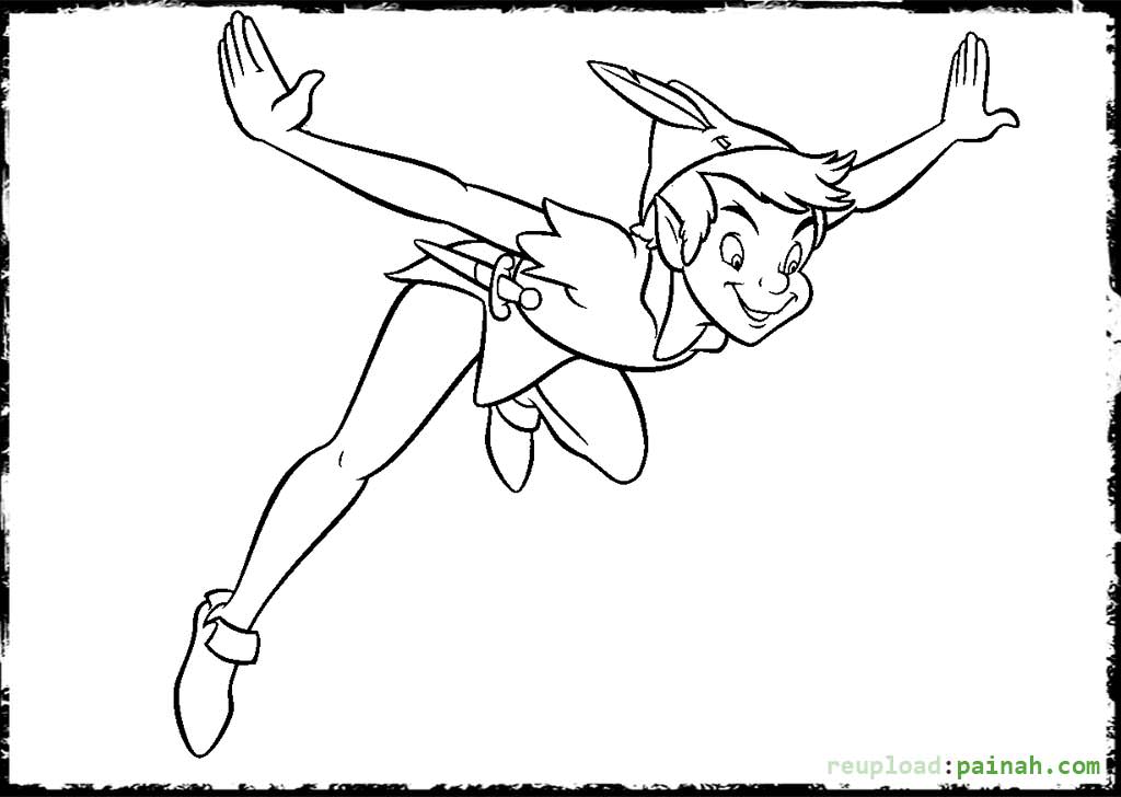 1024x728 Peter Pan Coloring Book Pages