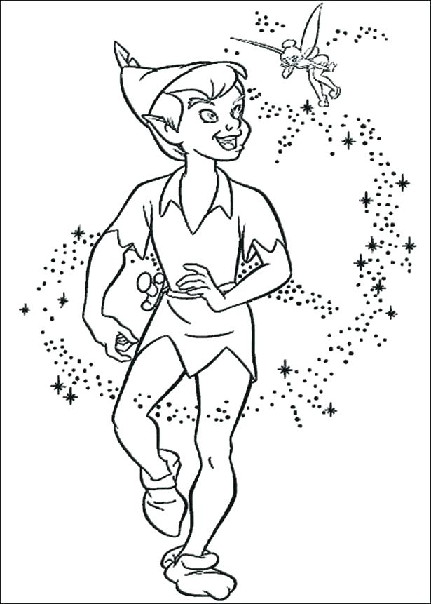 615x861 Peter Pan Coloring Page Peter Pan Coloring Pages Free Tags Candles