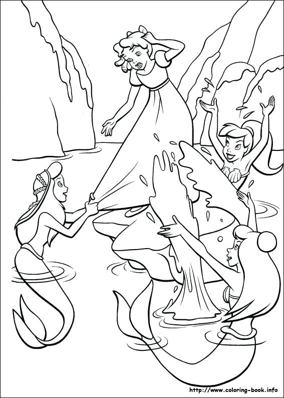 567x794 Coloring Pages Peter Pan
