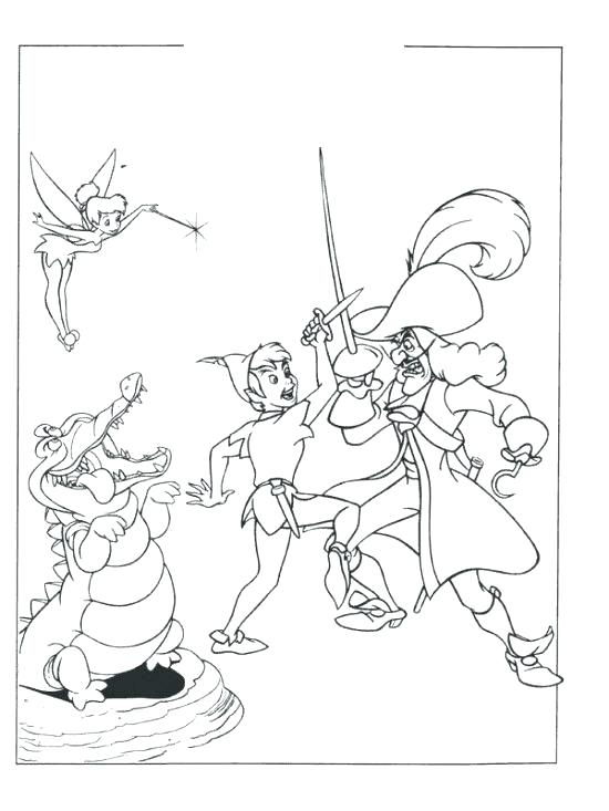 550x733 Peter Pan Coloring Page Pirate Coloring Peter Pan Coloring Pages