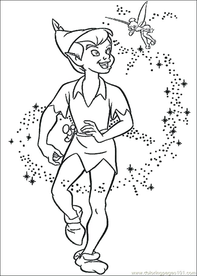 649x910 Peter Pan Coloring Pages Peter Pan Coloring Page Medium Size