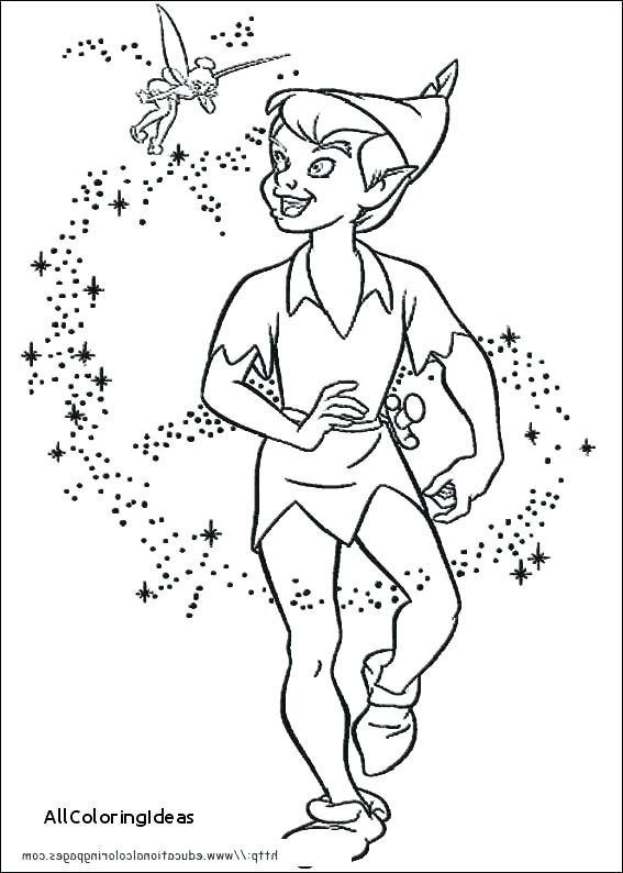 567x794 Peter Pan Coloring Sheets Peter Pan N Coloring Page Peter Pan