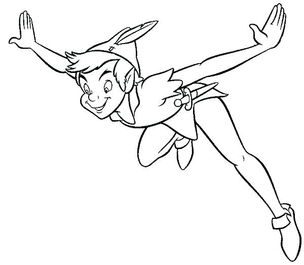 600x523 Crocodile Colouring Pages Printable Peter Pan Coloring Page Of P