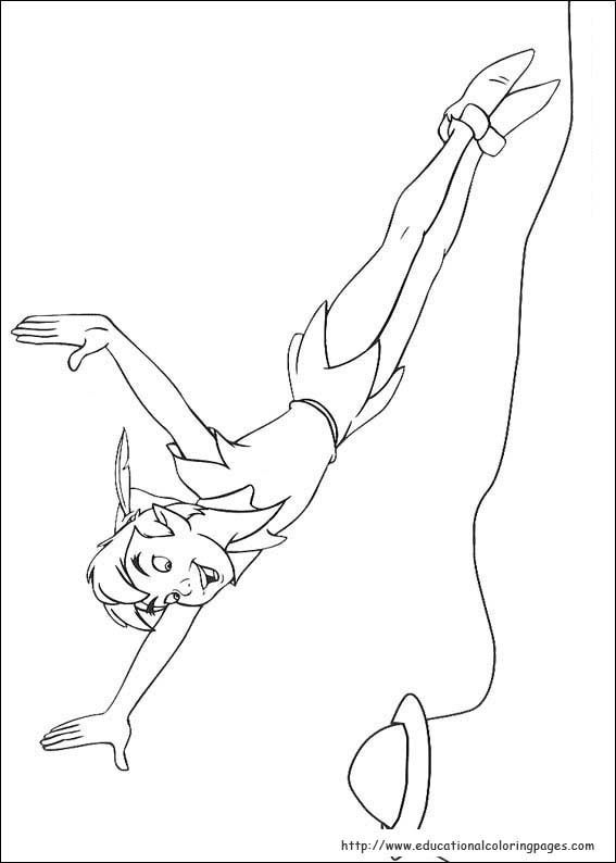 Peter Pan Coloring Pages 567x794 Peter Pan Coloring Pages