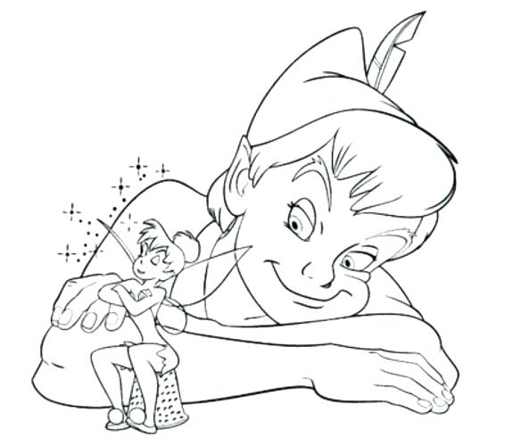 Peter Pan Coloring Pages 575x500 Peter Pan Coloring Pages