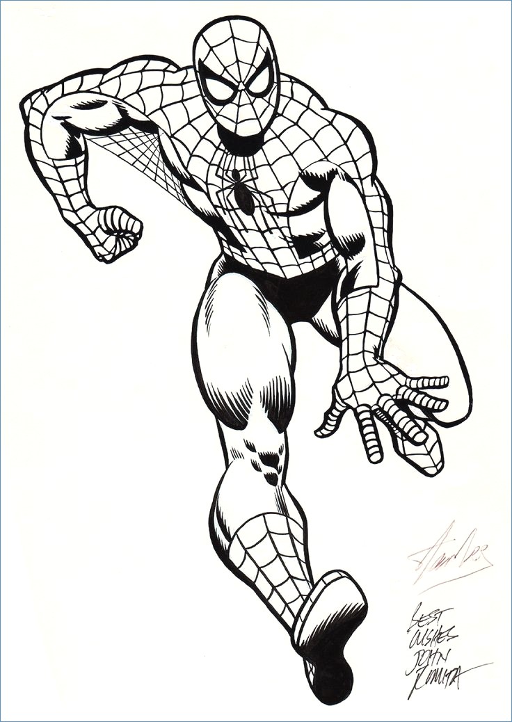 Peter Parker Coloring Pages at GetColorings.com | Free printable ...